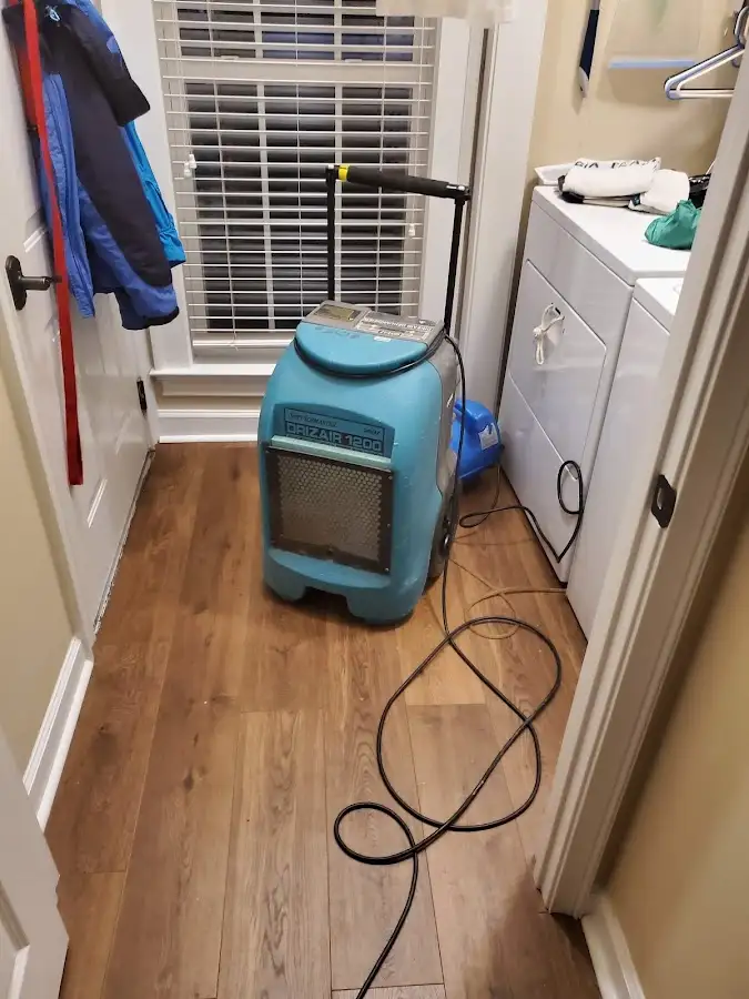 Commercial dehumidifier deployed for Crawl Space Restoration in Salida del Sol Estates