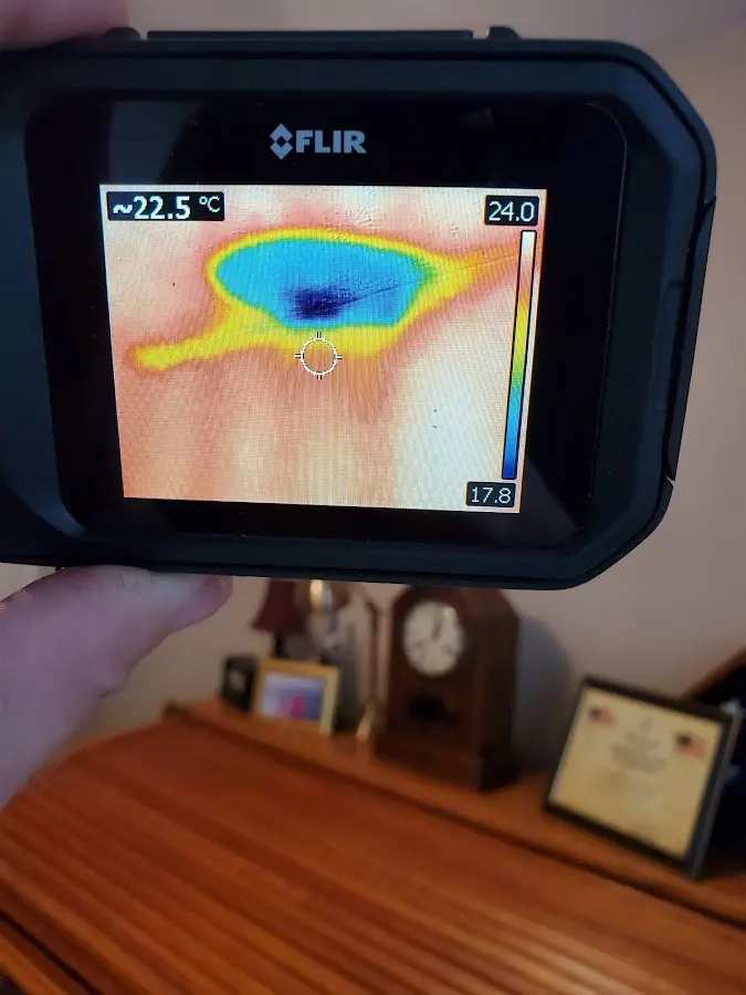 Thermal imaging inspection for water damage in Salida del Sol Estates