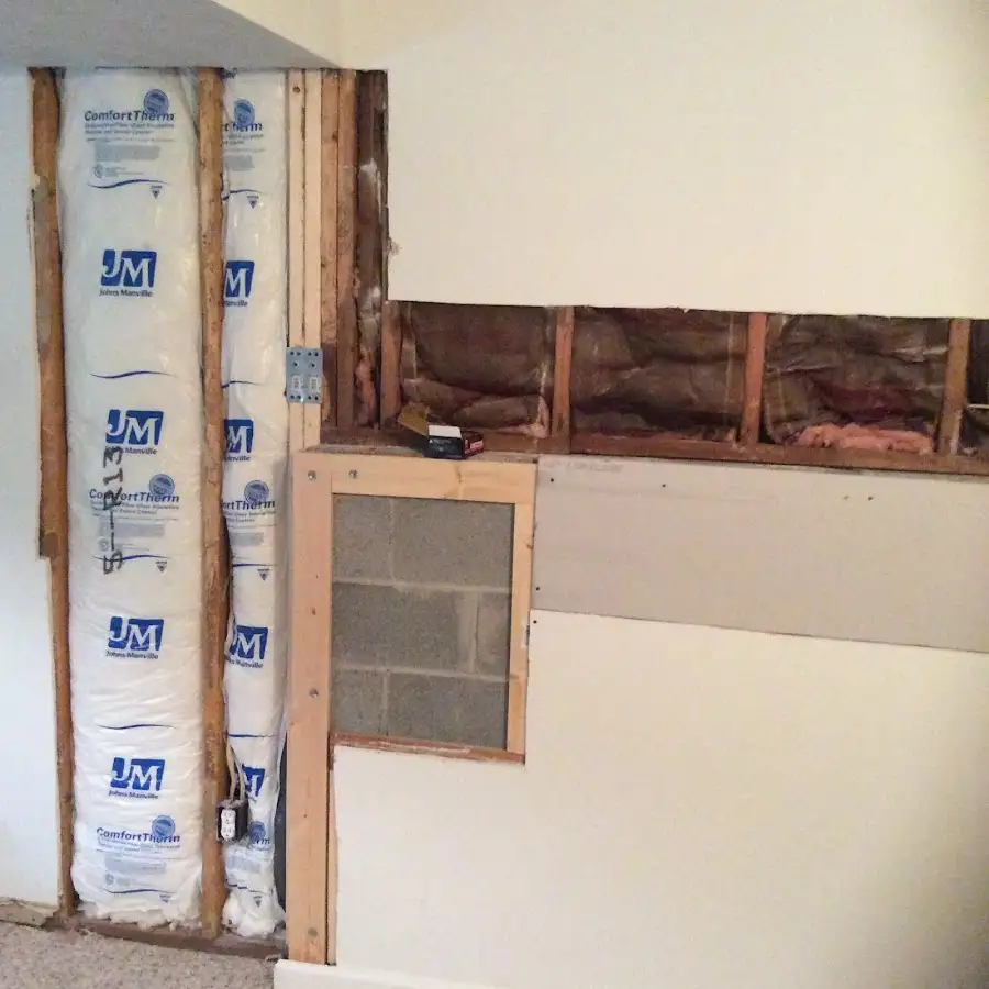 Wall insulation replacement during Contents Cleaning & Restoration in Salida del Sol Estates